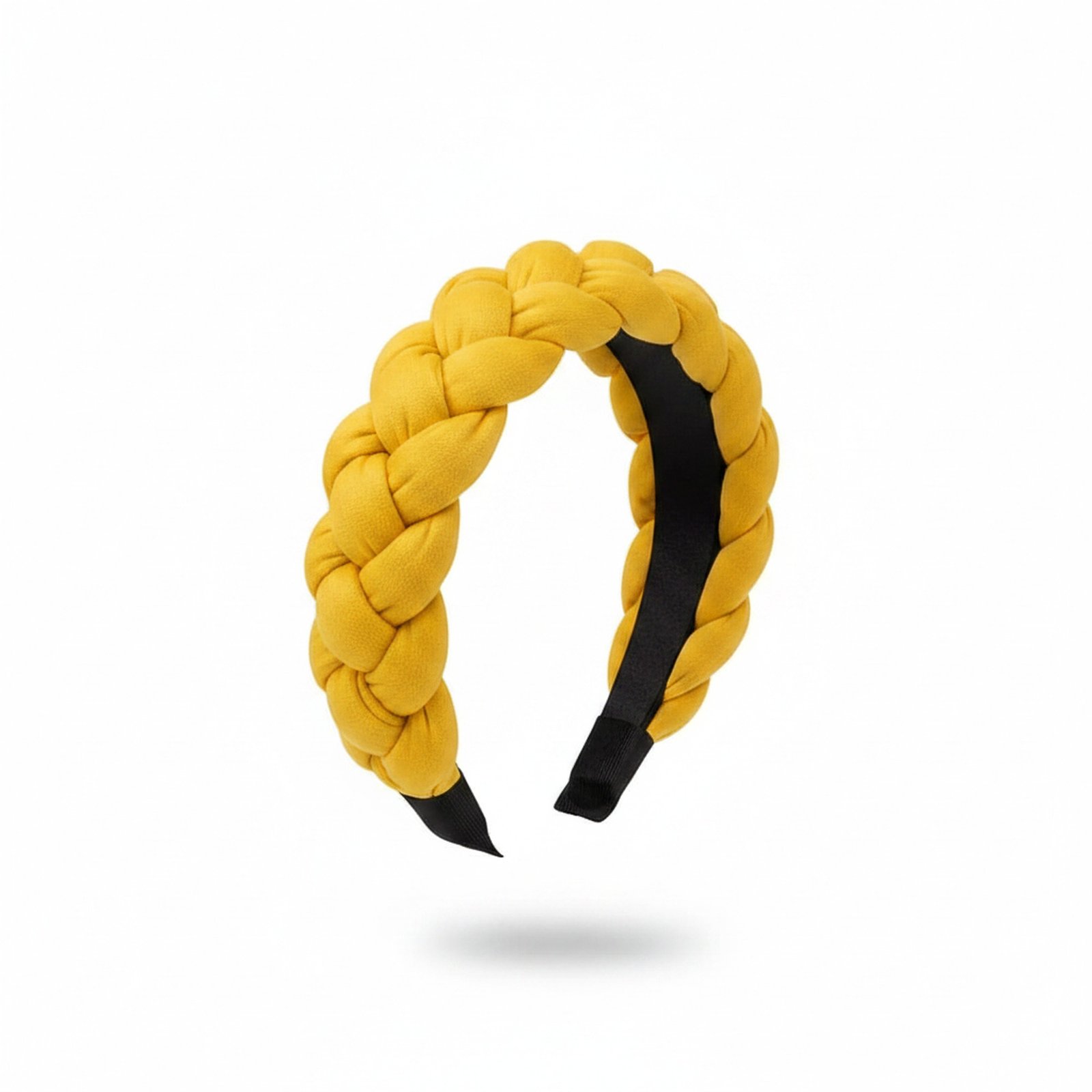 Braided Headband — Mustard
