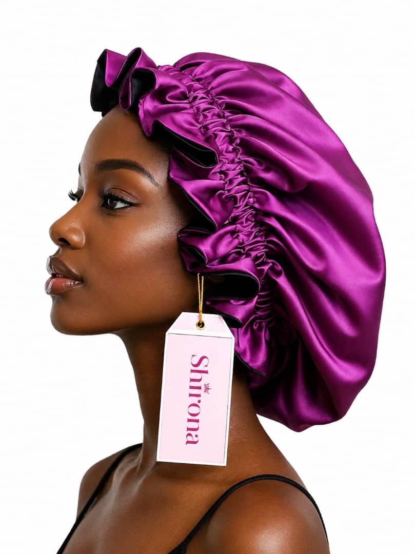 Ruffled Double-Sided Hair Bonnet