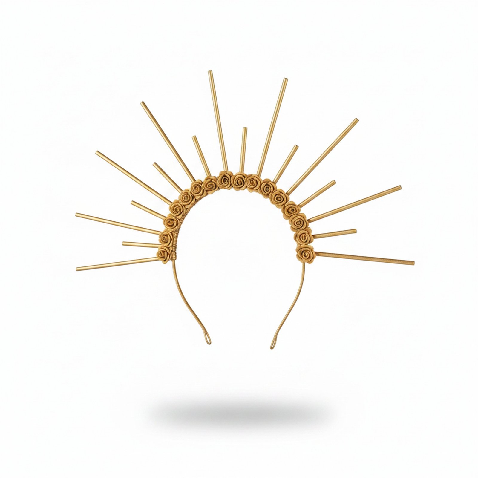 Sunburst Crown Headband — Gold